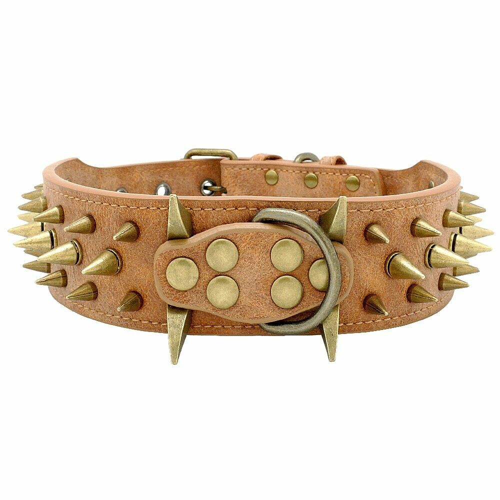 Heavy-Duty Spiked Working K9 Collar – Premium Agitation & Training Collar