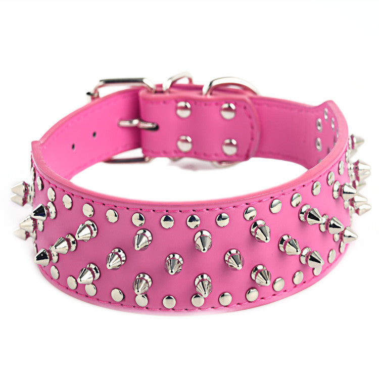 Premium Studded Leather Dog Collar