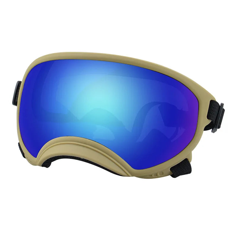 Dog Goggles Dog Sunglasses Glasses for Dogs Dog Ski Goggles with UV Protection Pet Sunglasses with Adjustable Strap for Travel