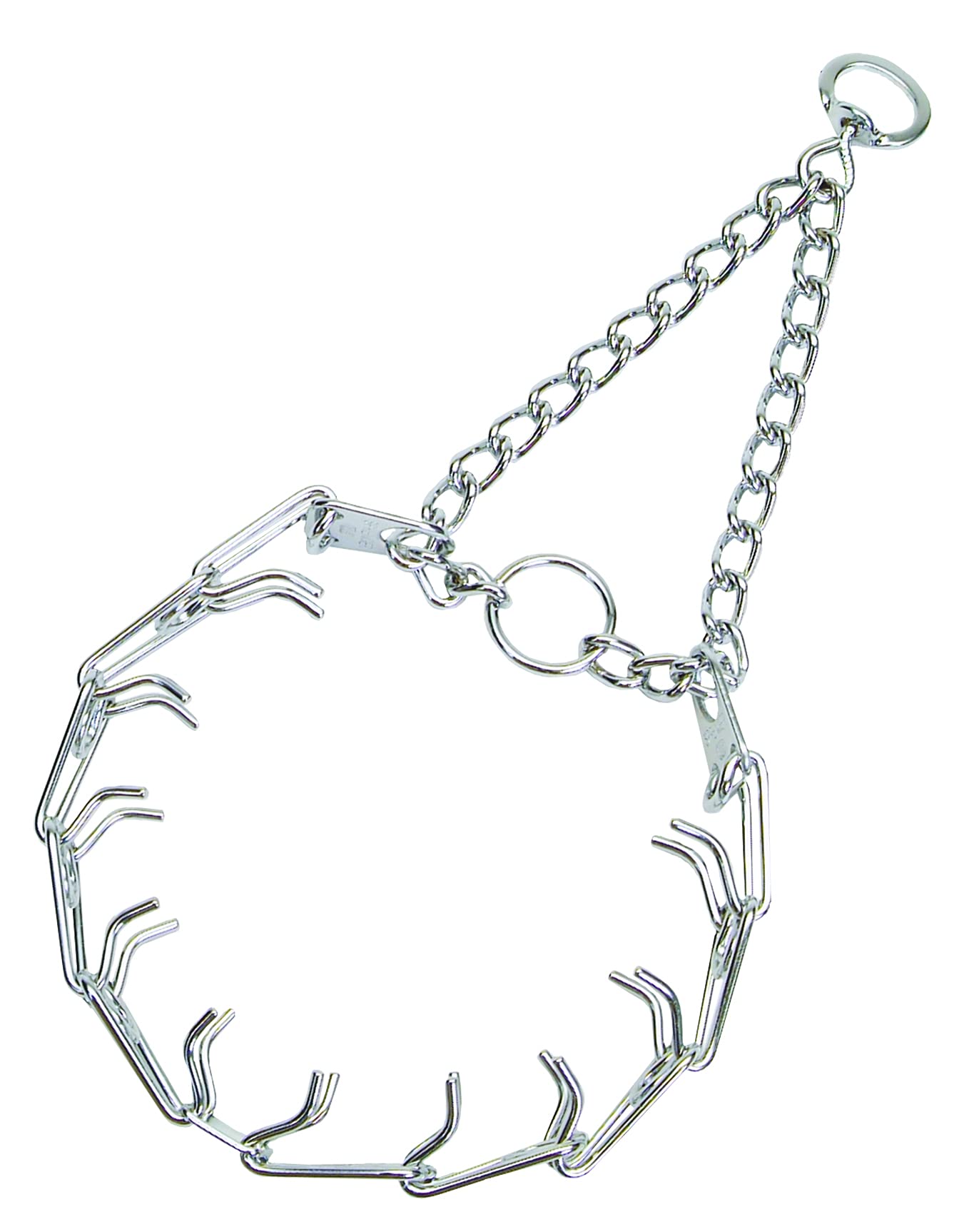 Herm Sprenger Chrome Plated Prong Collar with Swivel – 3.0mm