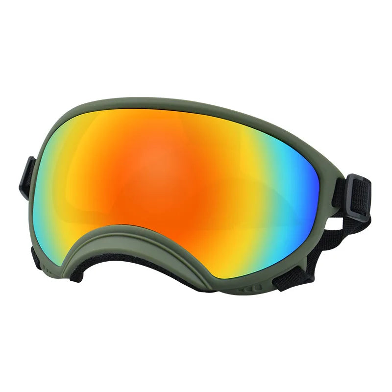 Dog Goggles Dog Sunglasses Glasses for Dogs Dog Ski Goggles with UV Protection Pet Sunglasses with Adjustable Strap for Travel