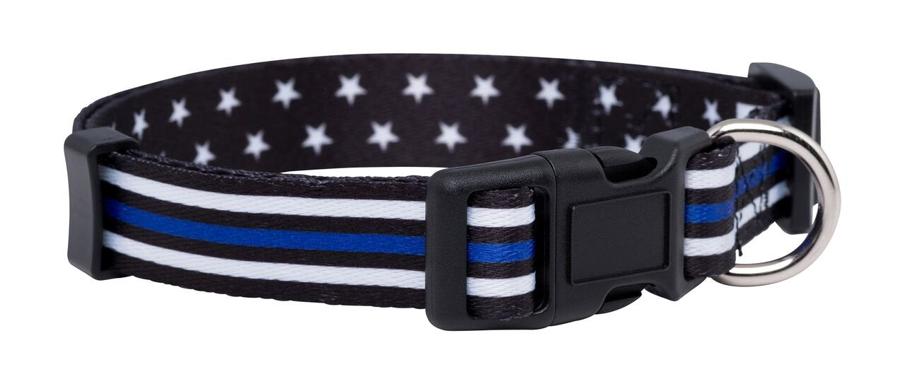 Thin Blue Line Tactical Dog Collar – Working K9 & Everyday Duty Collar