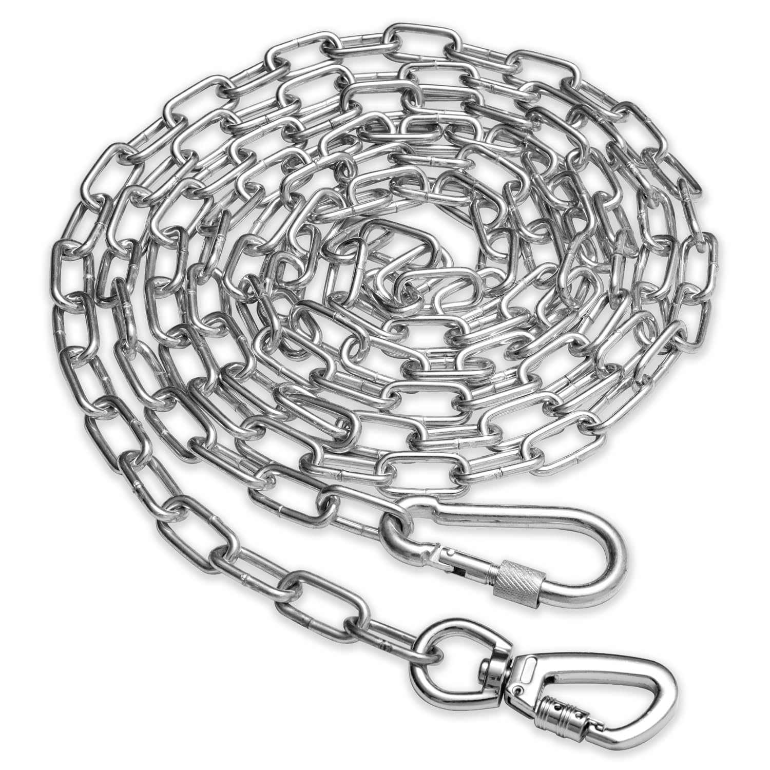 15FT Heavy-Duty Chain Tie-Out – Secure Outdoor Dog Restraint