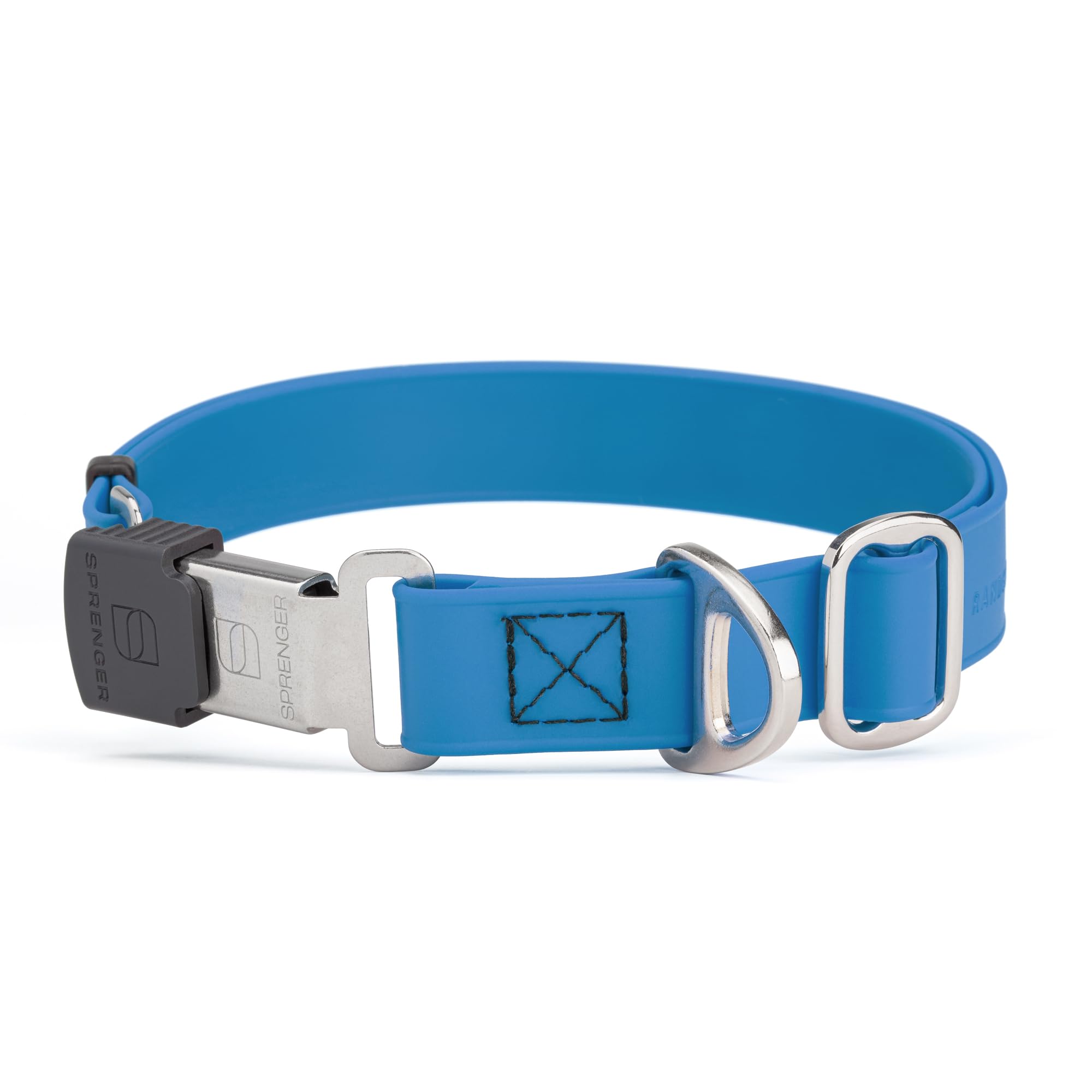 Herm Sprenger Biothane Collar with ClicLock Buckle – Blue