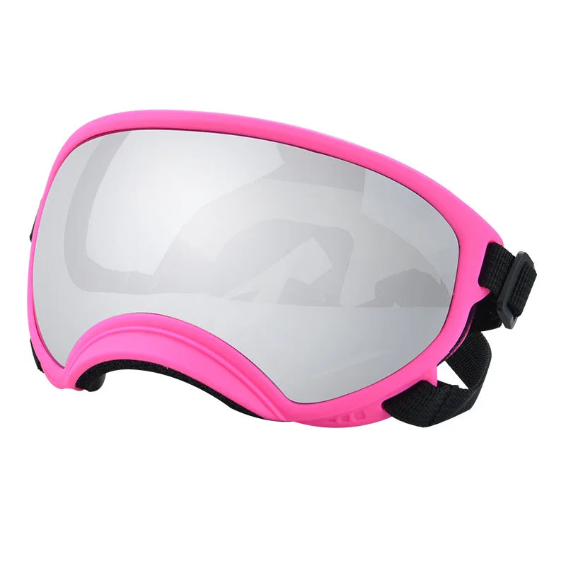 Dog Goggles Dog Sunglasses Glasses for Dogs Dog Ski Goggles with UV Protection Pet Sunglasses with Adjustable Strap for Travel