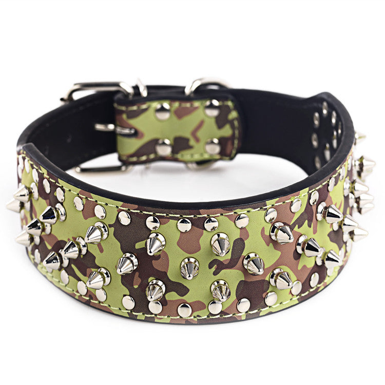 Premium Studded Leather Dog Collar