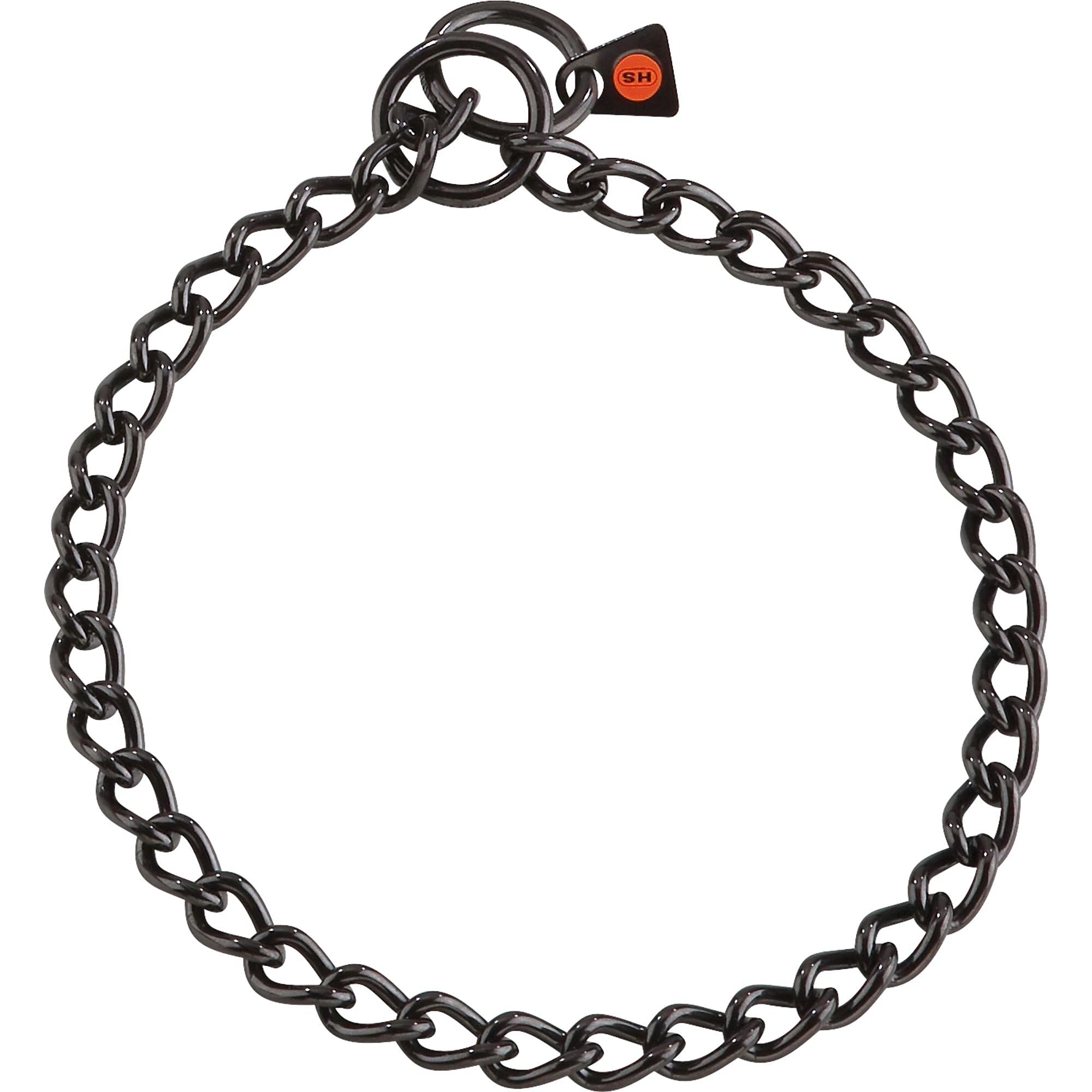 Herm Sprenger Black Stainless Steel Choke Chain Collar – 22 Inch