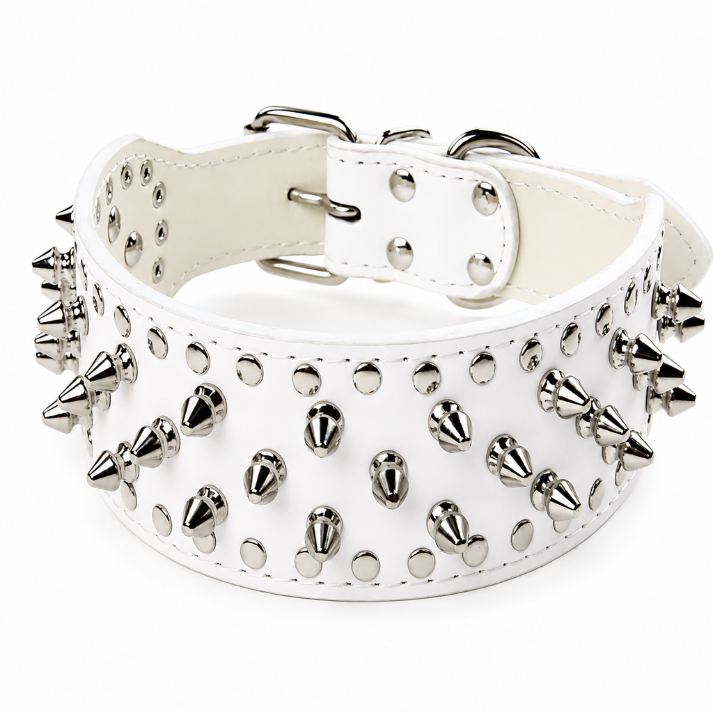 Premium Studded Leather Dog Collar
