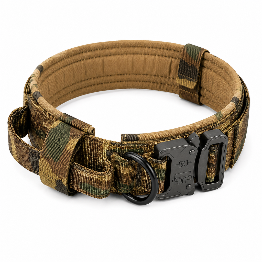 Elite Tactical Working Dog Collar & Bungee Leash Set