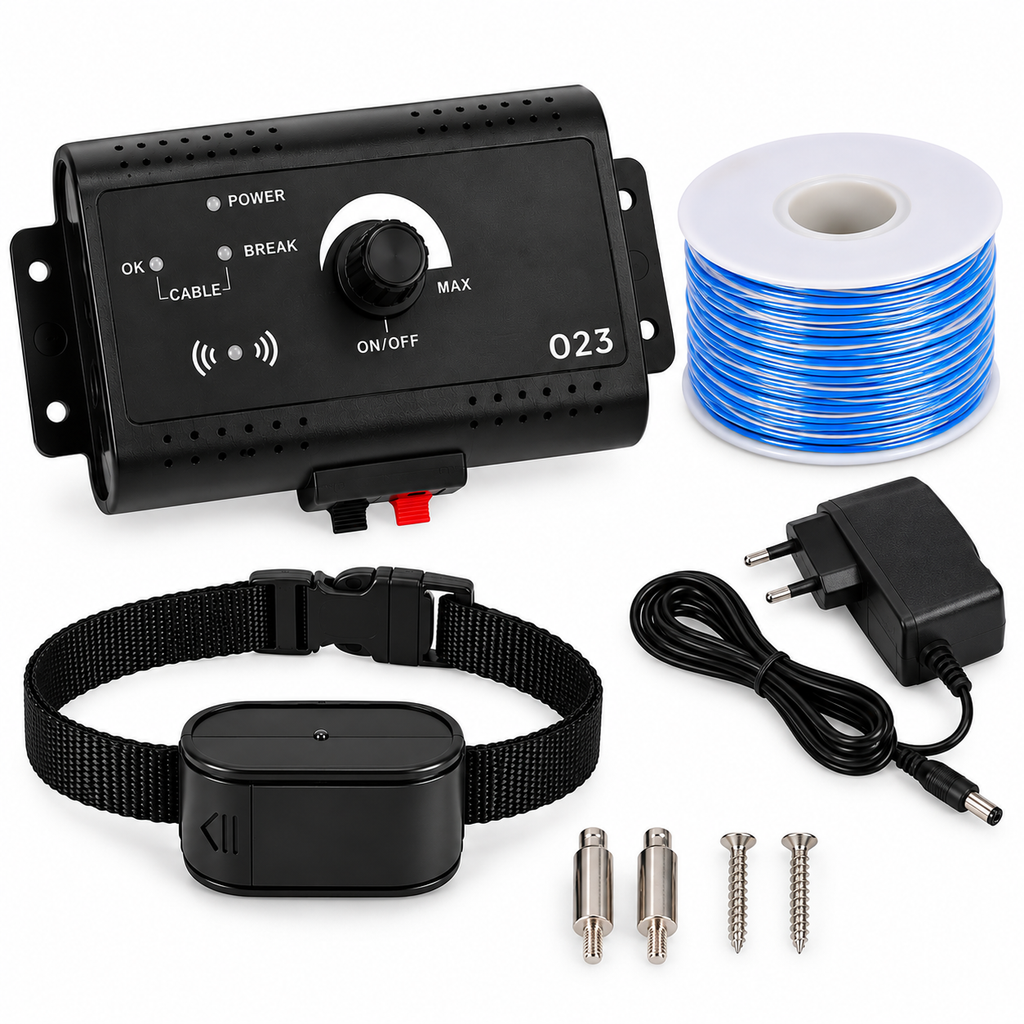 Electric Dog Fence Electronic Pet Fence System Containment Dog Training Collar Sound Shocked Collar Pet Accessories Waterproof