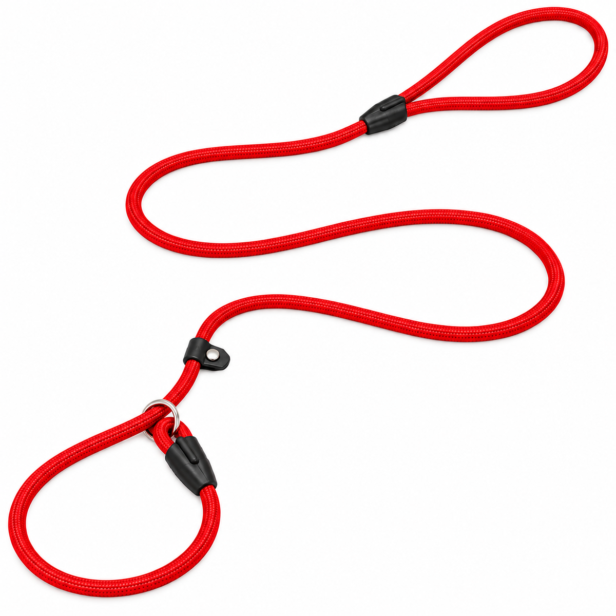 Adjustable Rope Slip Lead for Dogs – Training & Walking Leash