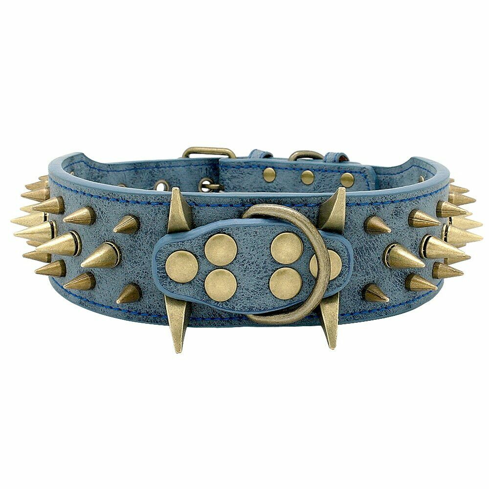 Heavy-Duty Spiked Working K9 Collar – Premium Agitation & Training Collar
