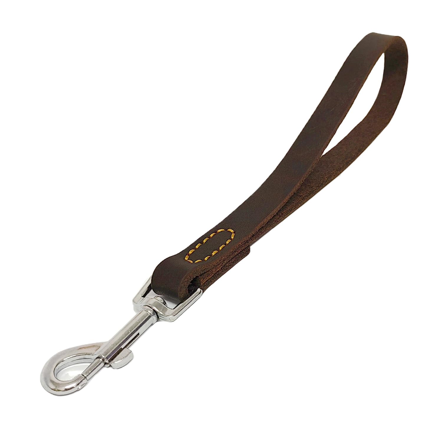 12” Premium Leather Traffic Lead – Working K9 Quick Control Handle