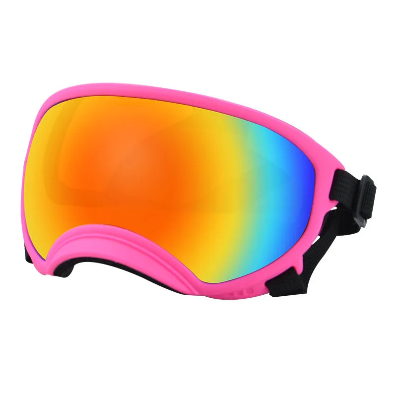 Dog Goggles Dog Sunglasses Glasses for Dogs Dog Ski Goggles with UV Protection Pet Sunglasses with Adjustable Strap for Travel