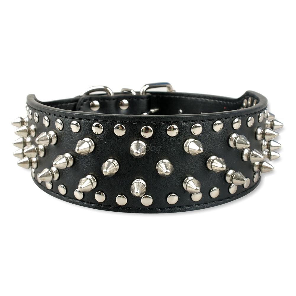Premium Studded Leather Dog Collar