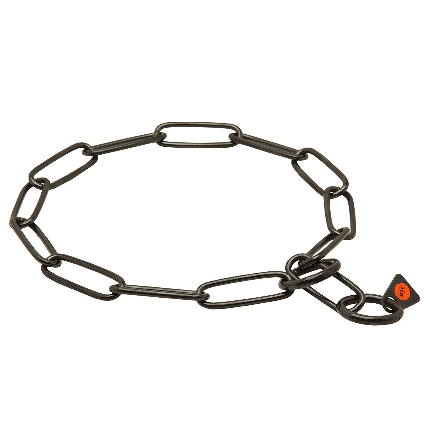Herm & Sprenger Black Stainless Steel Fur Saver Collar